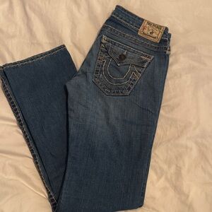 True Religion Billy Super T Straight Leg